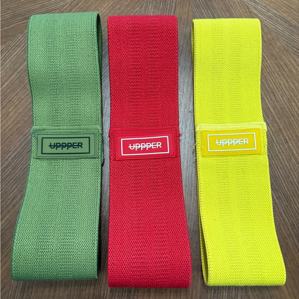 UPPPER Resistance Bands Set - Green, Red, Yellow